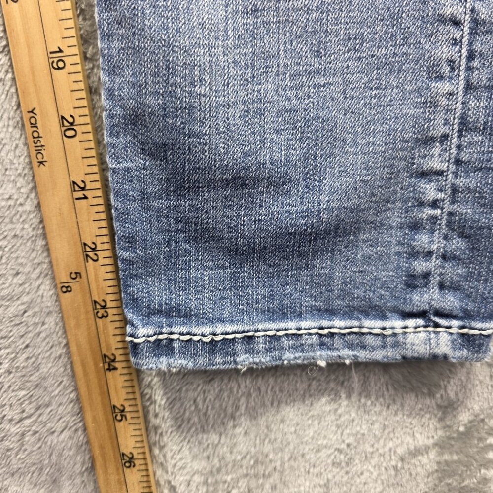 Silver Jeans Suki Capri Womens 26 Mid Rise Stretch Denim Embroidered Pockets Jea - Picture 9 of 11